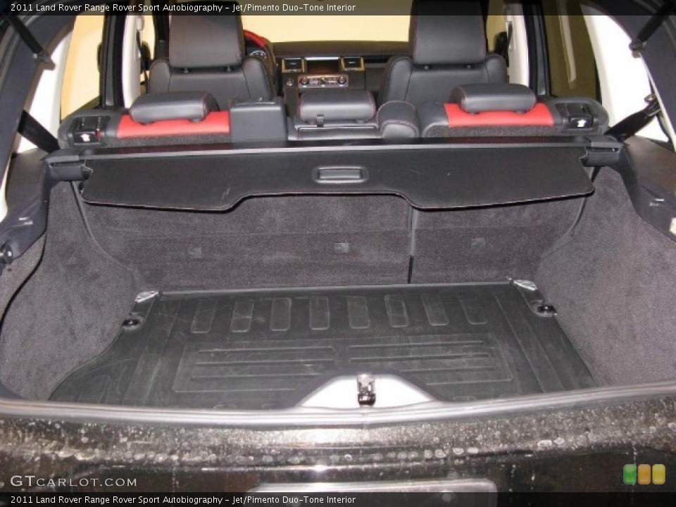 Jet/Pimento Duo-Tone Interior Trunk for the 2011 Land Rover Range Rover Sport Autobiography #41634003