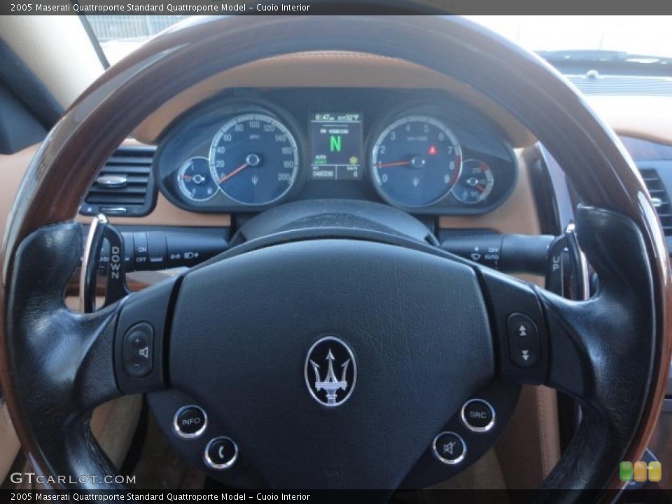 Cuoio Interior Steering Wheel for the 2005 Maserati Quattroporte  #41634567