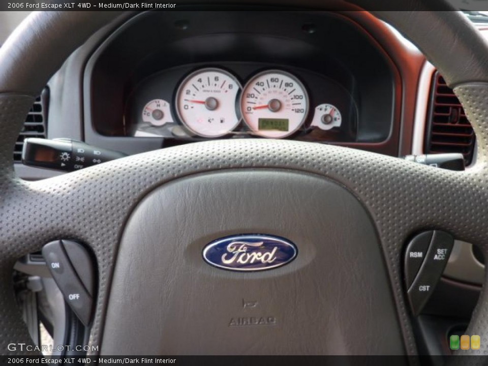 Medium/Dark Flint Interior Steering Wheel for the 2006 Ford Escape XLT 4WD #41635731