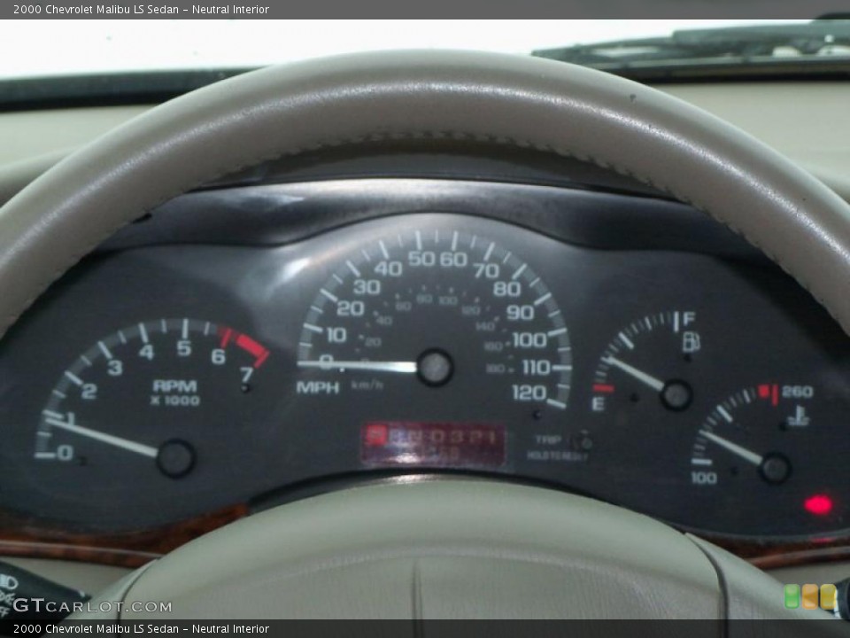 Neutral Interior Gauges for the 2000 Chevrolet Malibu LS Sedan #41637411