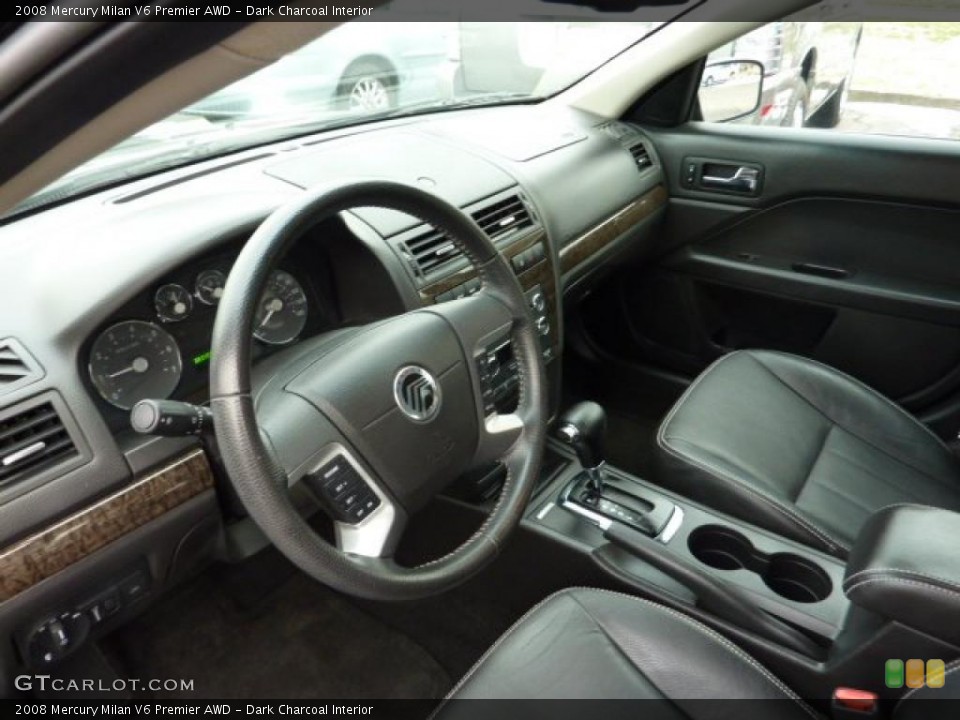 Dark Charcoal Interior Photo for the 2008 Mercury Milan V6 Premier AWD #41637415
