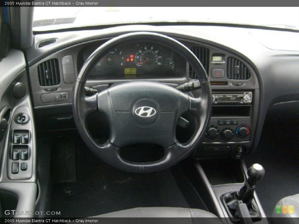 Gray Interior Dashboard for the 2005 Hyundai Elantra GT Hatchback #41637575