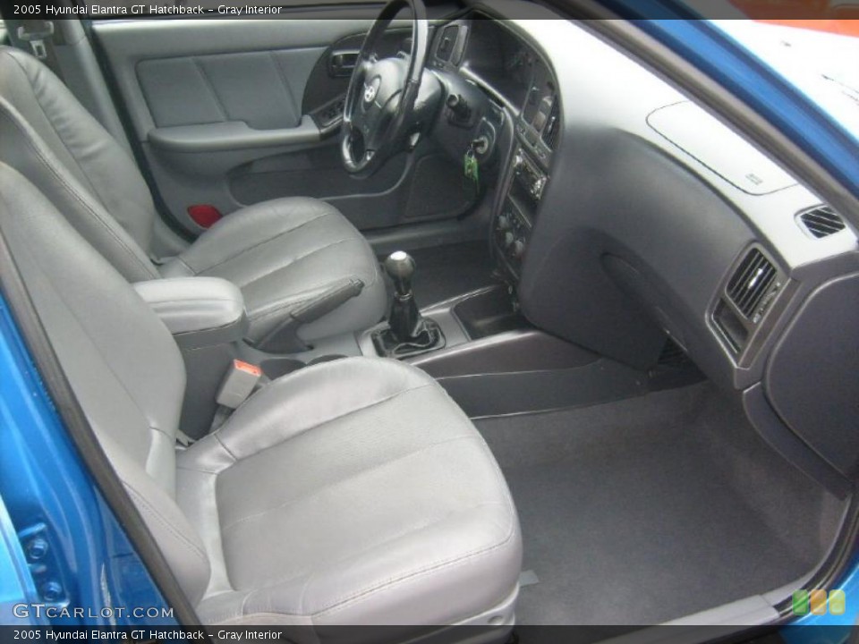 Gray Interior Photo for the 2005 Hyundai Elantra GT Hatchback #41637675