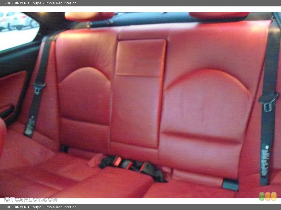Imola Red 2002 BMW M3 Interiors