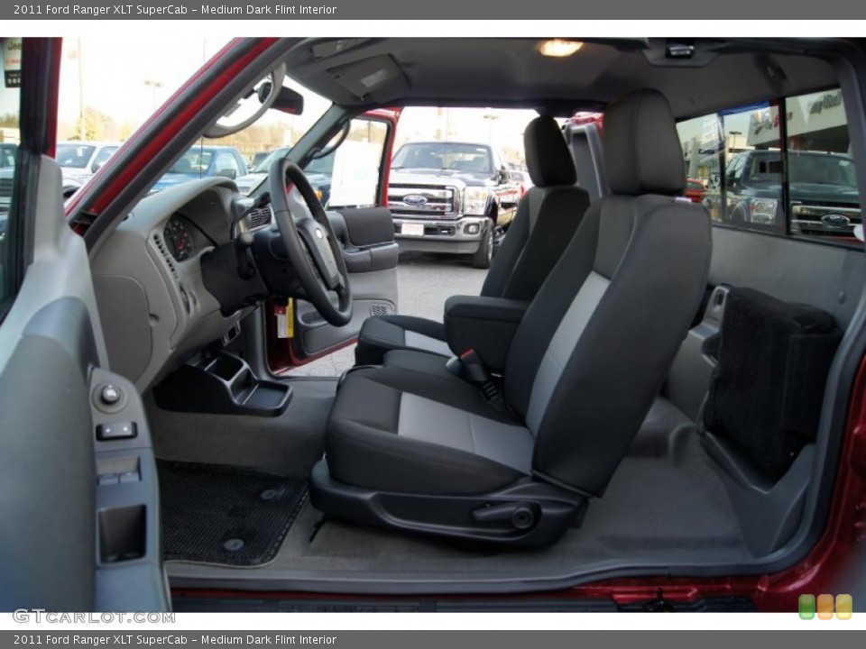 Medium Dark Flint Interior Photo for the 2011 Ford Ranger XLT SuperCab #41638575