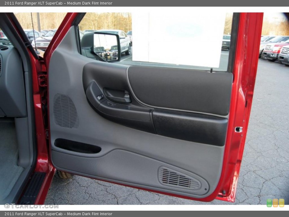 Medium Dark Flint Interior Door Panel for the 2011 Ford Ranger XLT SuperCab #41638643