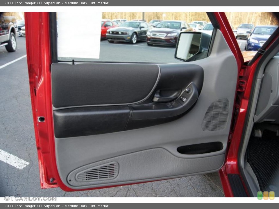 Medium Dark Flint Interior Door Panel for the 2011 Ford Ranger XLT SuperCab #41638707