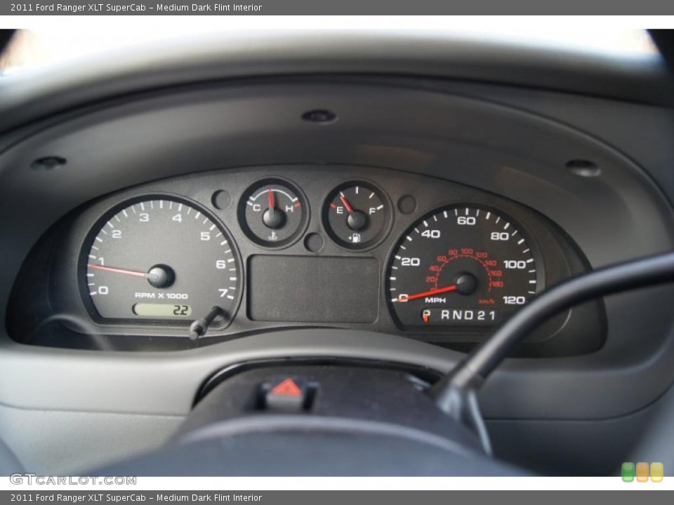 Medium Dark Flint Interior Gauges for the 2011 Ford Ranger XLT SuperCab #41638755
