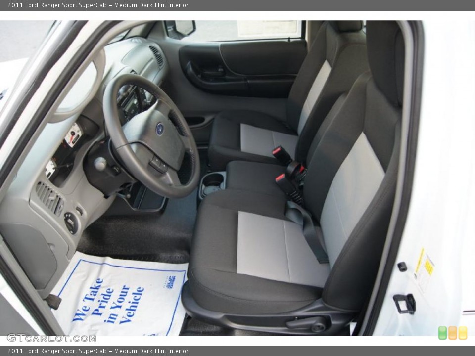 Medium Dark Flint Interior Photo for the 2011 Ford Ranger Sport SuperCab #41639207