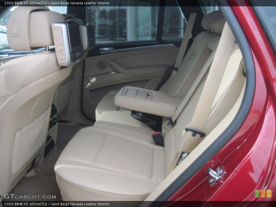 Sand Beige Nevada Leather Interior Photo for the 2009 BMW X5 xDrive35d #41639563
