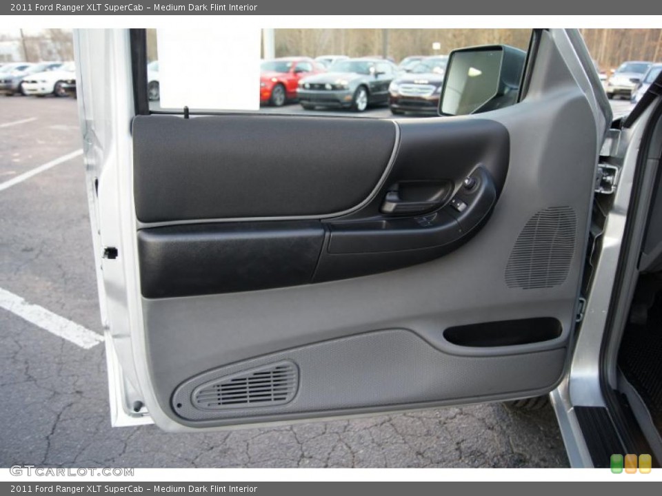 Medium Dark Flint Interior Door Panel for the 2011 Ford Ranger XLT SuperCab #41639647