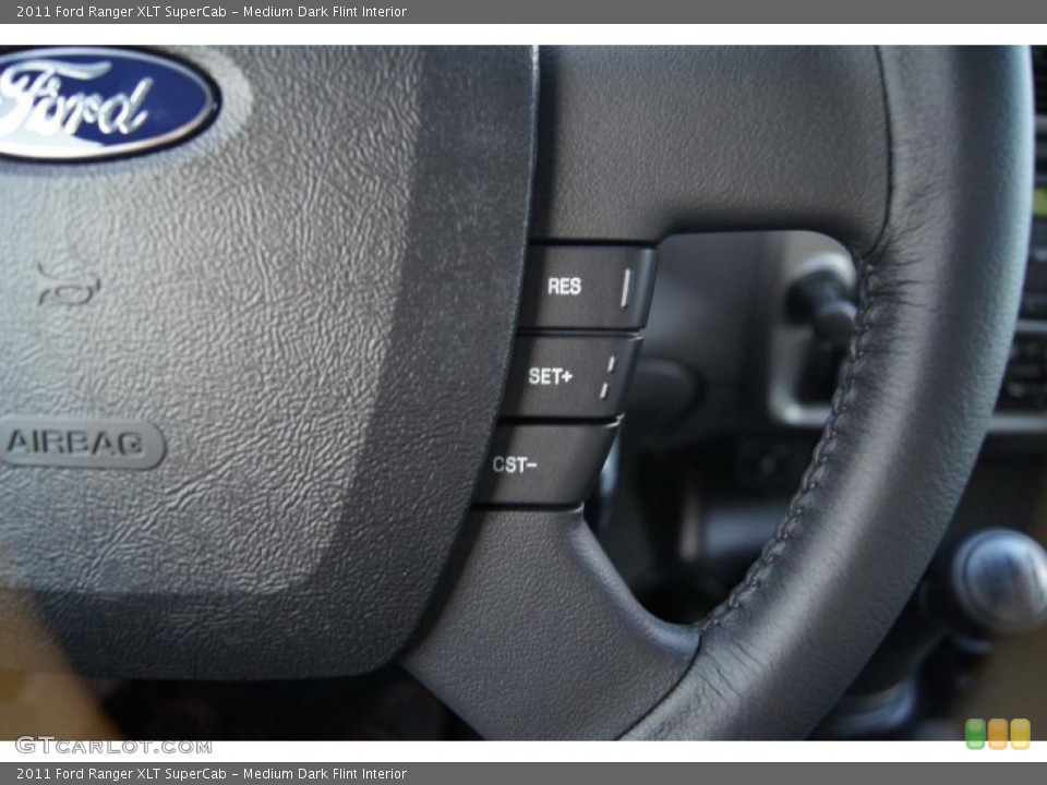 Medium Dark Flint Interior Controls for the 2011 Ford Ranger XLT SuperCab #41639723