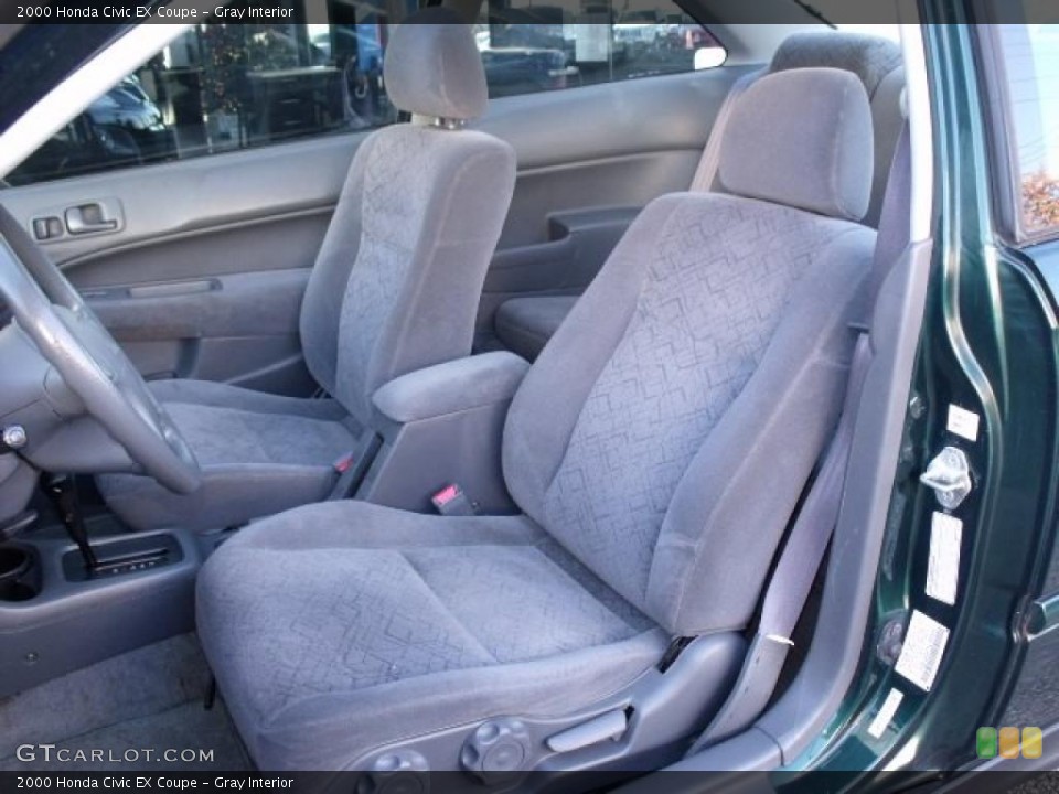 Gray Interior Photo for the 2000 Honda Civic EX Coupe #41640043