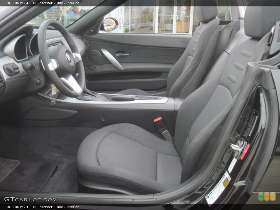 Black Interior Photo for the 2008 BMW Z4 3.0i Roadster #41640179
