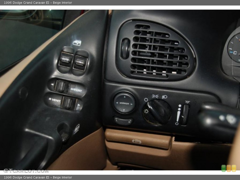 Beige Interior Controls for the 1996 Dodge Grand Caravan ES #41644923