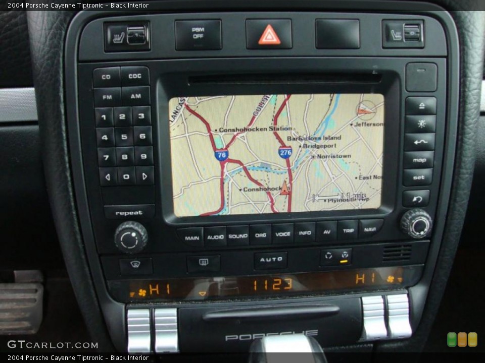 Black Interior Navigation for the 2004 Porsche Cayenne Tiptronic #41645531