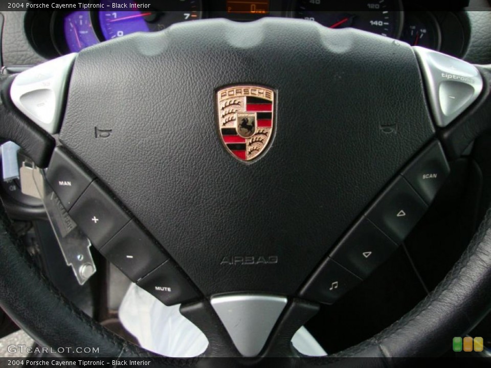 Black Interior Steering Wheel for the 2004 Porsche Cayenne Tiptronic #41645603