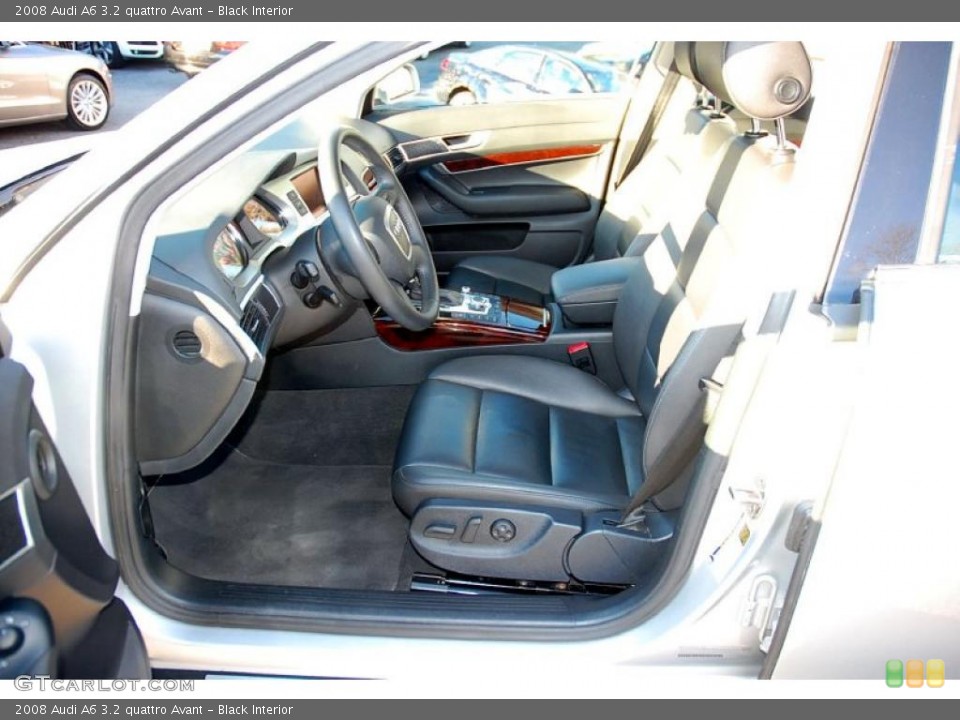 Black Interior Photo for the 2008 Audi A6 3.2 quattro Avant #41647943