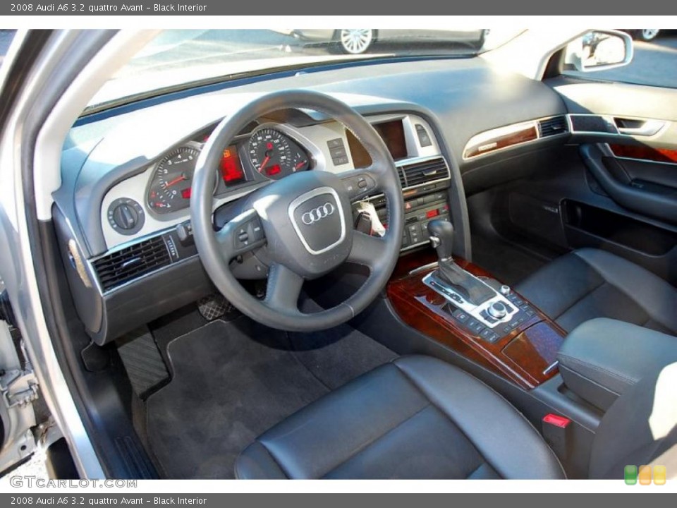 Black Interior Prime Interior for the 2008 Audi A6 3.2 quattro Avant #41647959