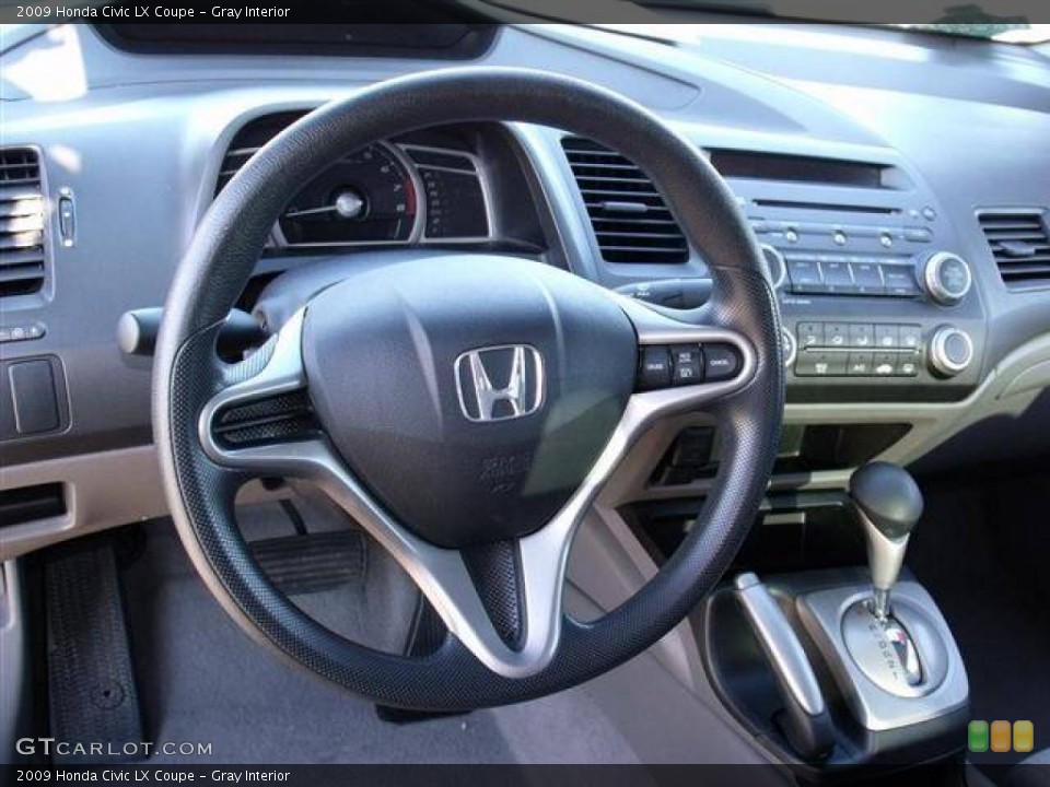 Gray Interior Photo for the 2009 Honda Civic LX Coupe #41648811