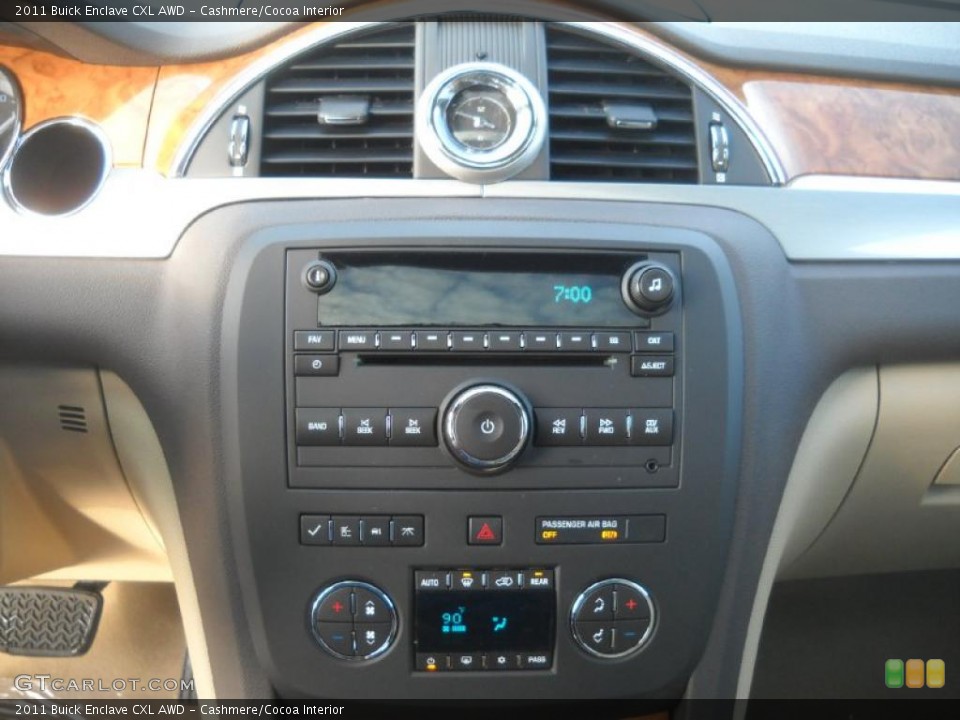 Cashmere/Cocoa Interior Controls for the 2011 Buick Enclave CXL AWD #41651883