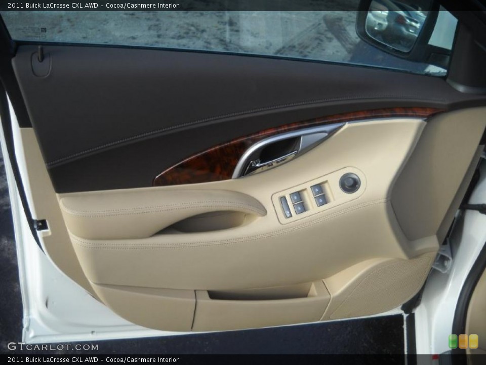 Cocoa/Cashmere Interior Door Panel for the 2011 Buick LaCrosse CXL AWD #41652371