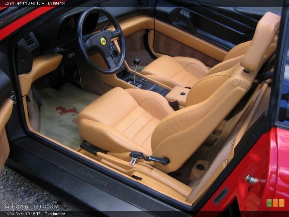 Tan Interior Photo for the 1990 Ferrari 348 TS #41652495