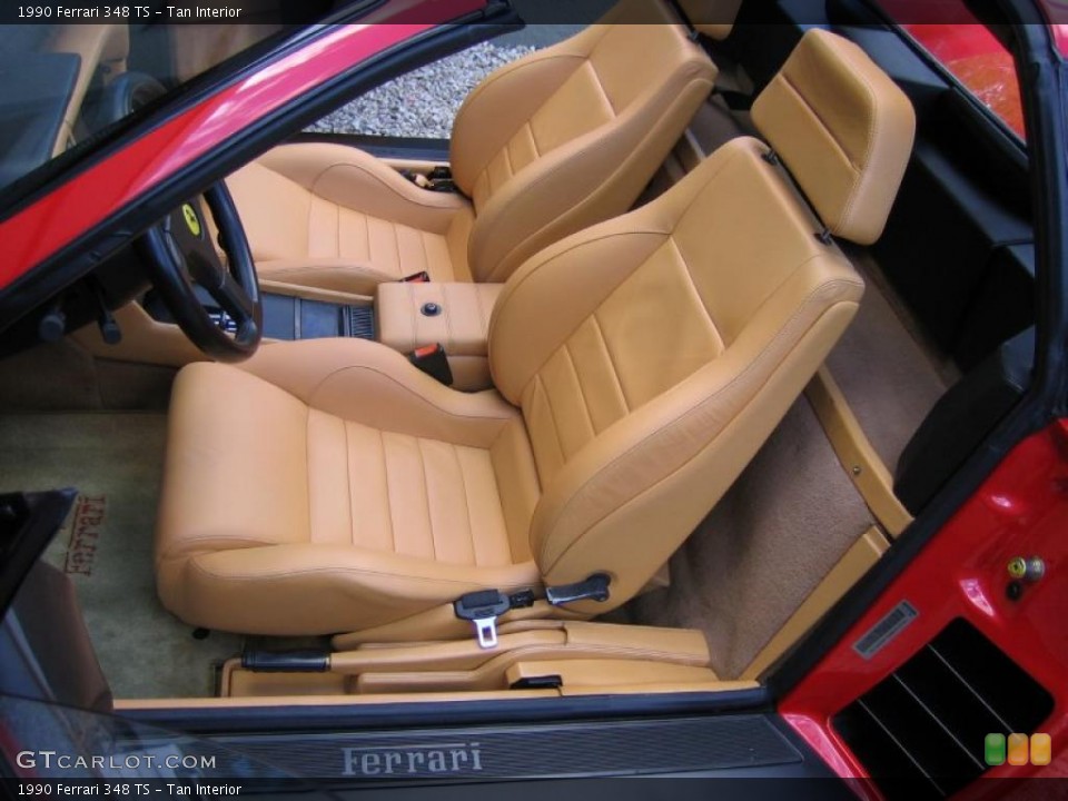 Tan Interior Photo for the 1990 Ferrari 348 TS #41652507