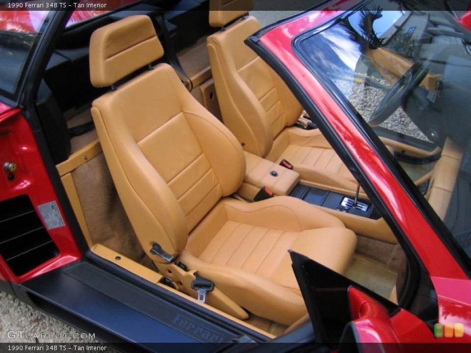 Tan Interior Photo for the 1990 Ferrari 348 TS #41652523