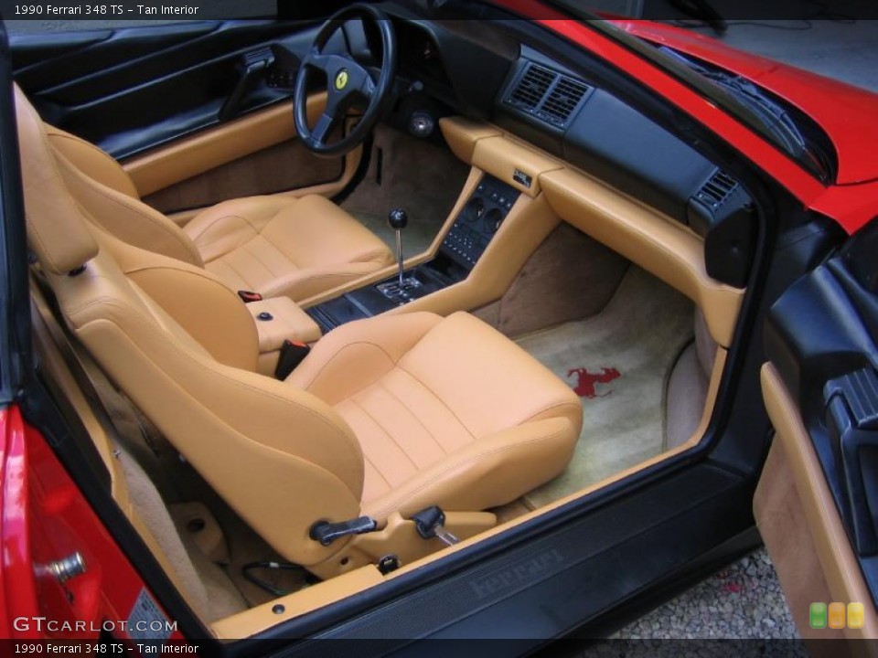 Tan Interior Photo for the 1990 Ferrari 348 TS #41652539
