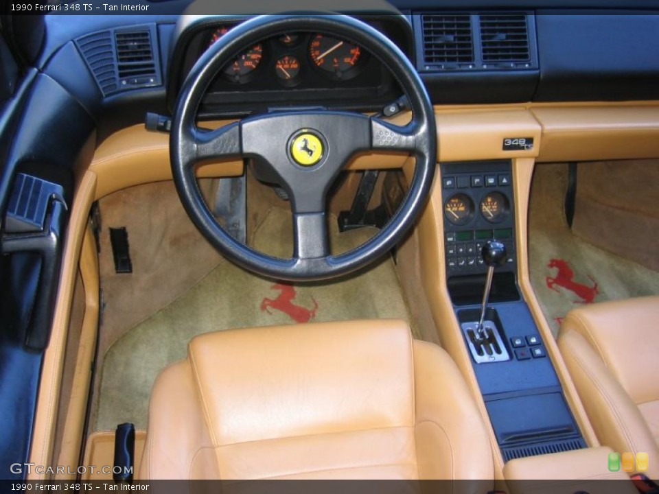 Tan Interior Dashboard for the 1990 Ferrari 348 TS #41652555