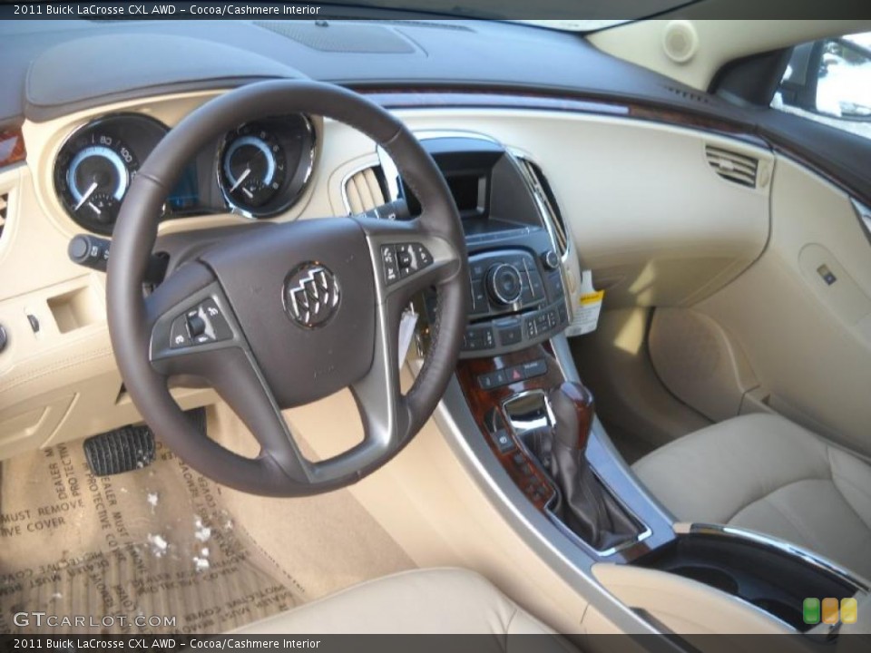 Cocoa/Cashmere Interior Prime Interior for the 2011 Buick LaCrosse CXL AWD #41653215