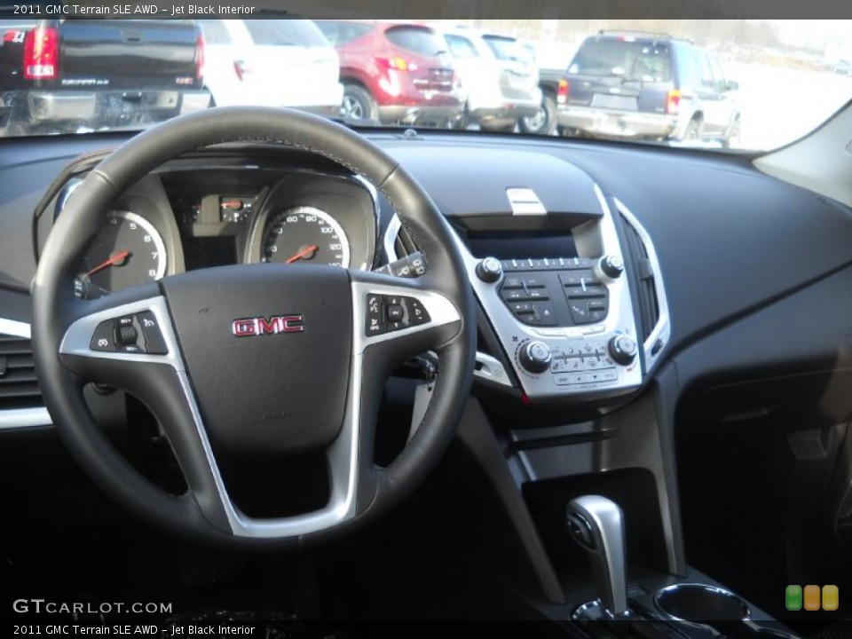 Jet Black Interior Dashboard for the 2011 GMC Terrain SLE AWD #41654283