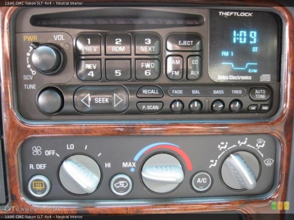 Neutral Interior Controls for the 1996 GMC Yukon SLT 4x4 #41655143