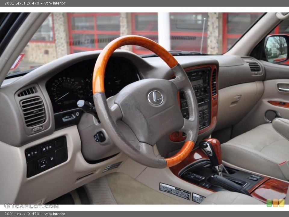 Ivory 2001 Lexus LX Interiors