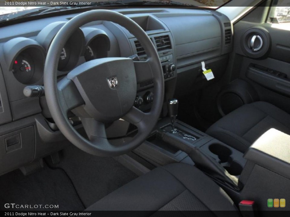 Dark Slate Gray Interior Prime Interior for the 2011 Dodge Nitro Heat #41657619