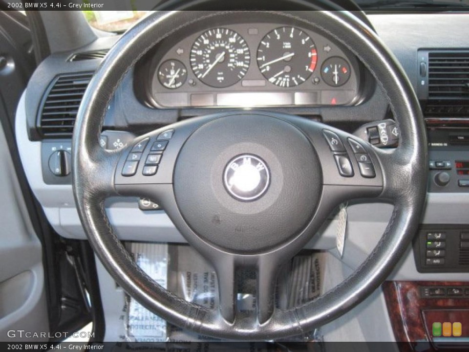 Grey Interior Steering Wheel for the 2002 BMW X5 4.4i #41659627