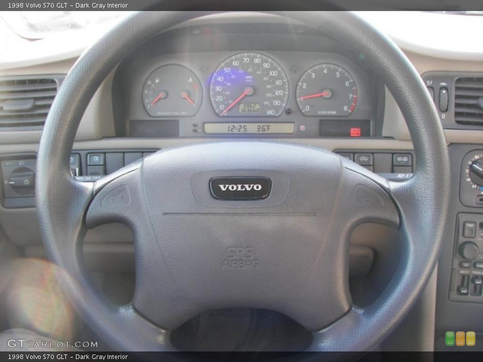 Dark Gray Interior Steering Wheel for the 1998 Volvo S70 GLT #41660455