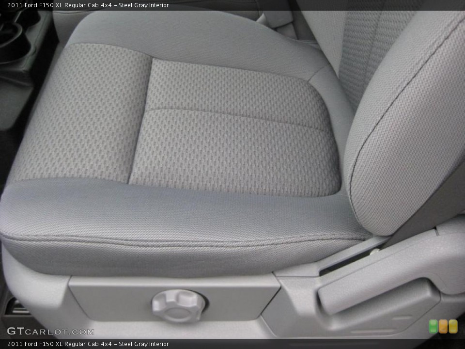 Steel Gray Interior Photo for the 2011 Ford F150 XL Regular Cab 4x4 #41661131