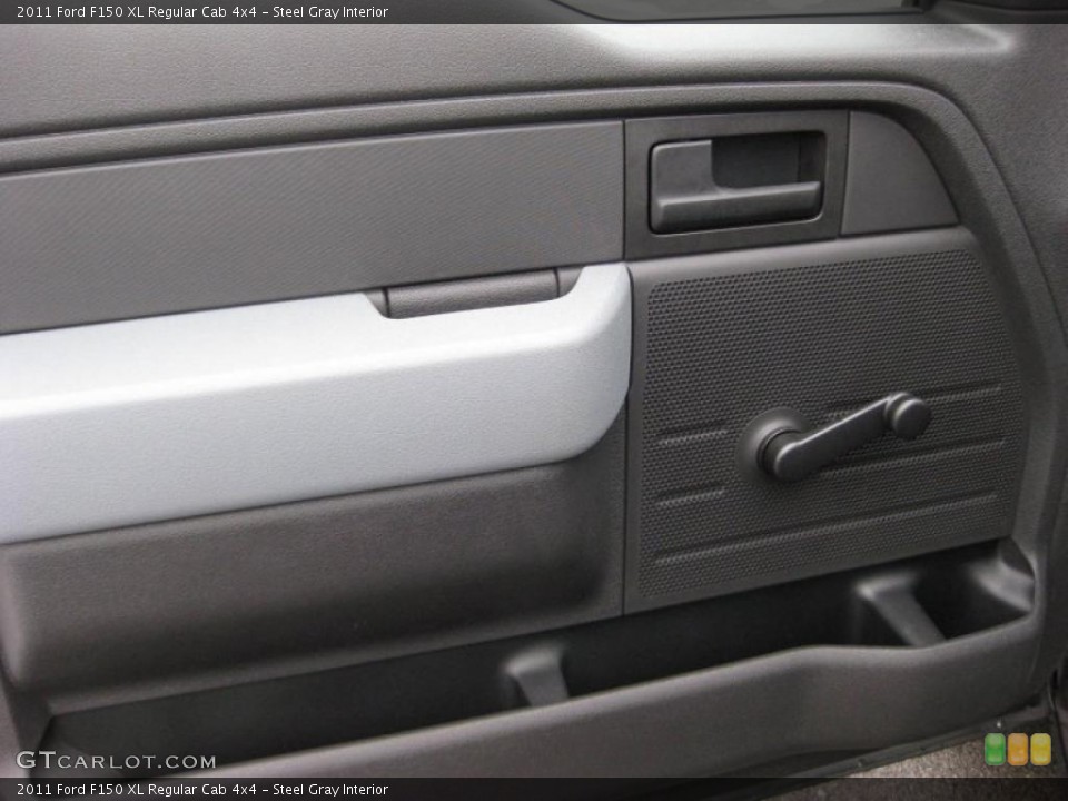 Steel Gray Interior Door Panel for the 2011 Ford F150 XL Regular Cab 4x4 #41661147