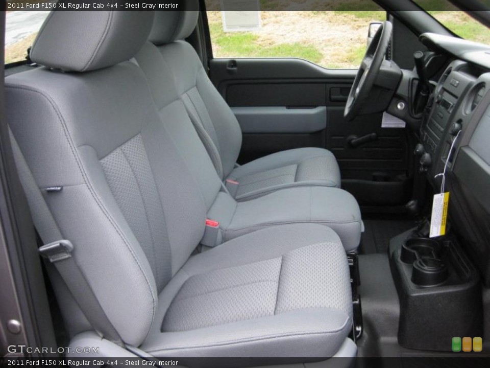 Steel Gray Interior Photo for the 2011 Ford F150 XL Regular Cab 4x4 #41661163