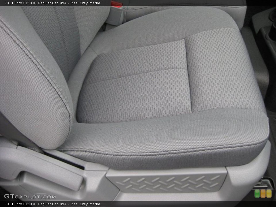 Steel Gray Interior Photo for the 2011 Ford F150 XL Regular Cab 4x4 #41661183