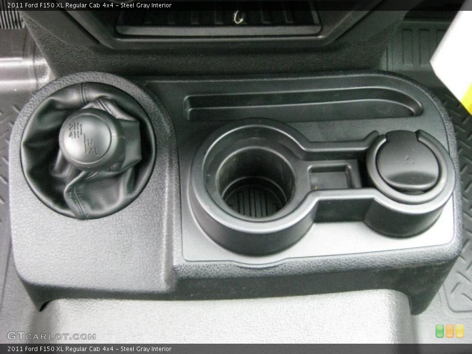 Steel Gray Interior Controls for the 2011 Ford F150 XL Regular Cab 4x4 #41661267