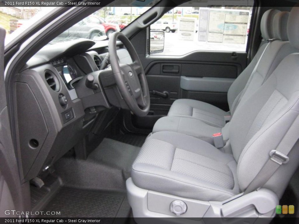 Steel Gray Interior Photo for the 2011 Ford F150 XL Regular Cab #41661519