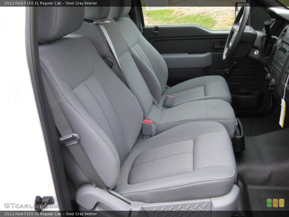 Steel Gray Interior Photo for the 2011 Ford F150 XL Regular Cab #41661563