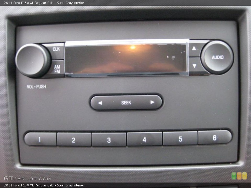 Steel Gray Interior Controls for the 2011 Ford F150 XL Regular Cab #41661635