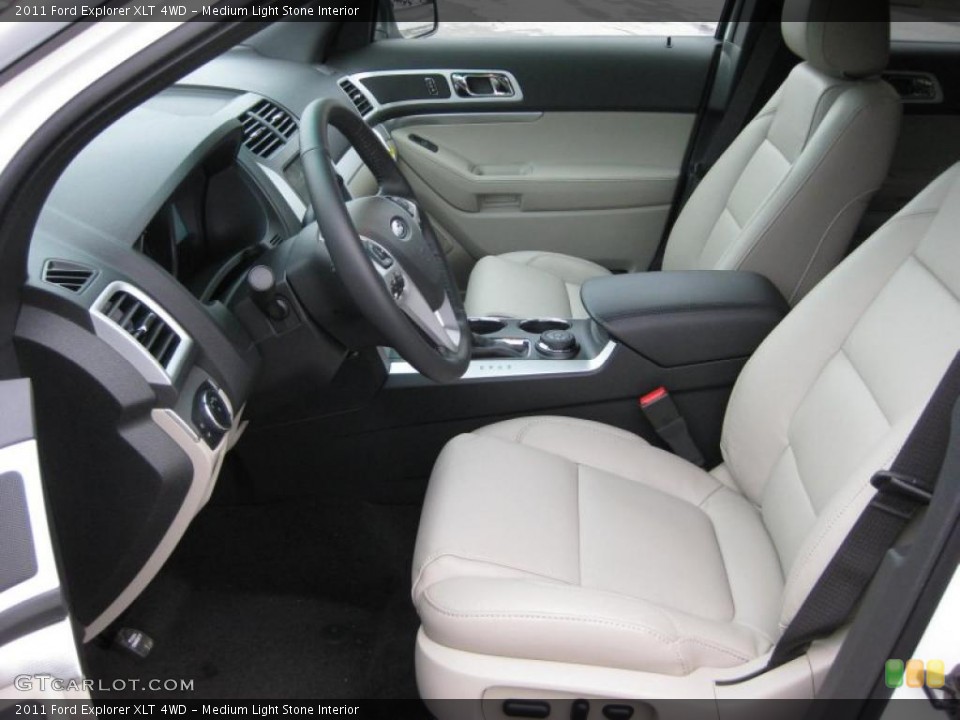 Medium Light Stone Interior Photo for the 2011 Ford Explorer XLT 4WD #41663783