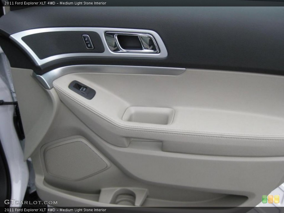 Medium Light Stone Interior Door Panel for the 2011 Ford Explorer XLT 4WD #41663923