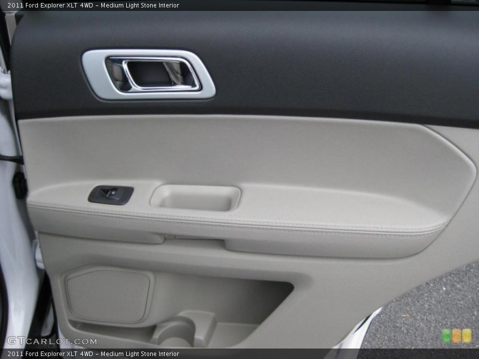Medium Light Stone Interior Door Panel for the 2011 Ford Explorer XLT 4WD #41663975