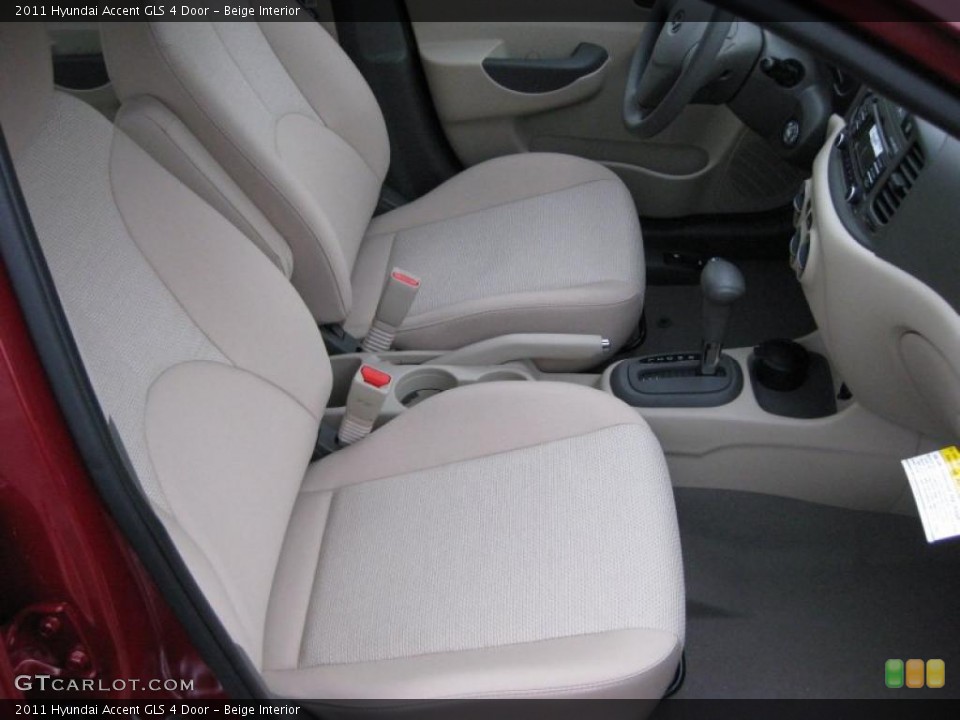 Beige Interior Photo for the 2011 Hyundai Accent GLS 4 Door #41664879